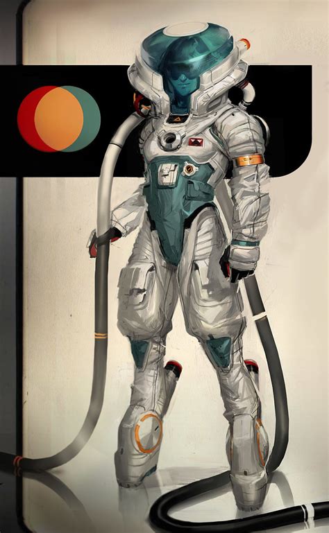 Space Suit 02 Fred Augis Sci Fi Concept Art Concept Art World