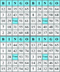 Bingo Card Clip Art At Clker Com Vector Clip Art Online Royalty Free Public Domain