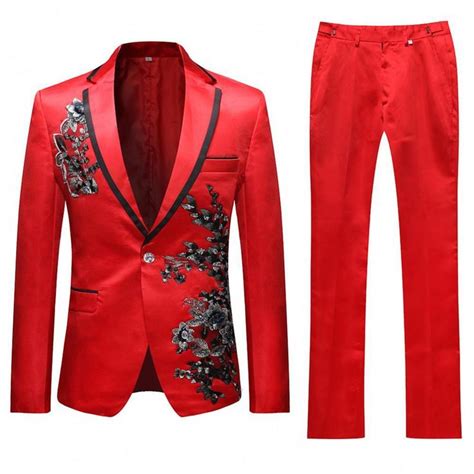 They most often feature satin overlays, which is noticeable especially on the lapel, the buttons, and the side of the trousers. mens suits asda #Menssuits | แฟชั่น