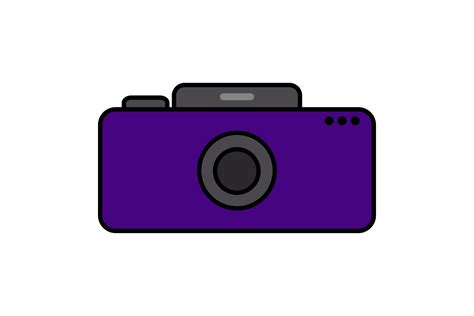 Purple Camera Icon Design Graphic By Imaginboxcf · Creative Fabrica