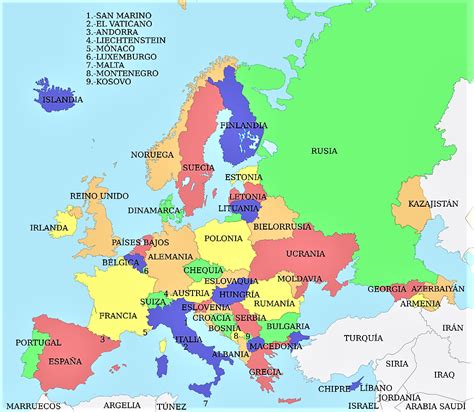 Europa Mapa Politico De Europa Mapa De Europa Mapa Paises Europa Images