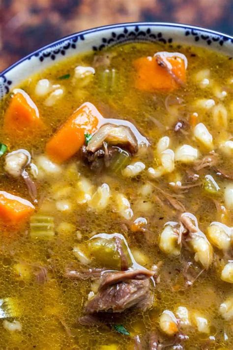 Join cookeatshare — it's free! Beef Barley Soup with Prime Rib | Leftover Prime Rib ...