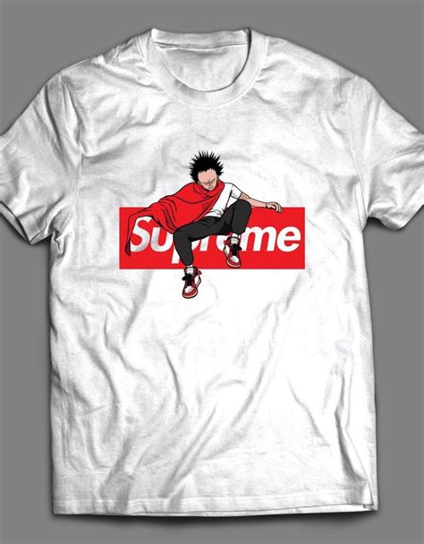 Letting you look fresh while still repping what you love. SUPREME X AKIRA INSPIRED ANIME T-SHIRT | Hypebeast t shirt ...