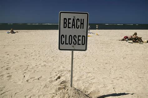 sandy hook beach closed due to high bacteria levels