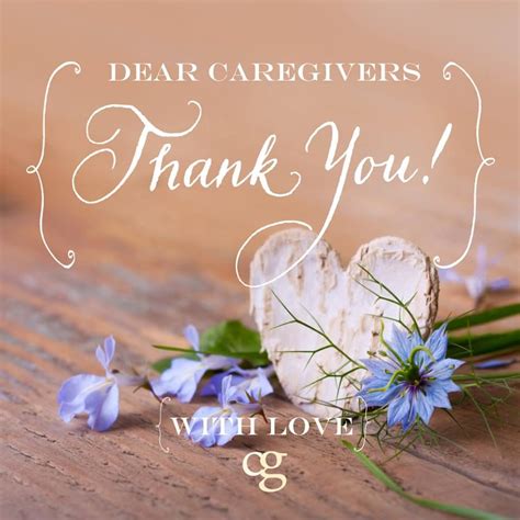 A Caregiver Thank You Caregiver Place Card Holders Thank You