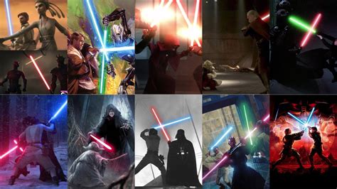 Top 10 Star Wars Lightsaber Battles In Moviestv By Herocollector16 On