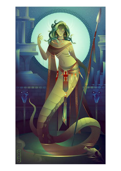 Yliade Illustrations Greek Mythology Apollo Hecate Medusa Nyx Hestia Hermes And Hera♥♥♥