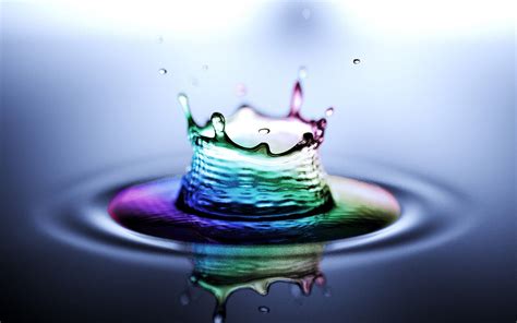 Rainbow Water Splash By Christara Rainbow Water Splash
