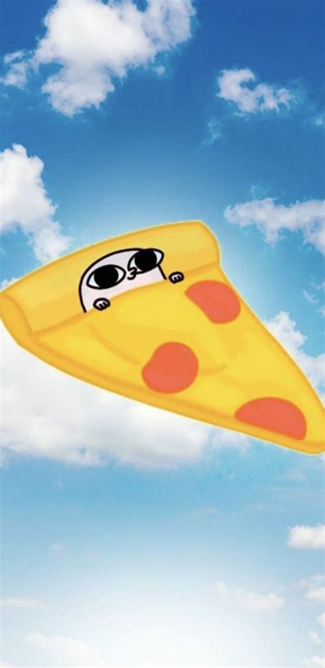 Ketnipz Wallpaper Pizza In The Sky Funny Meme Wallpaper For Iphone Android Background Cool