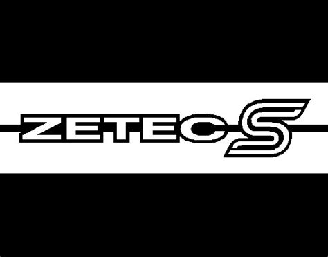 Zetec S Logo Universal Side Stripe Kit Dmb Graphics Ltd