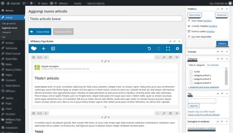 Tutorial Come Inserire Un Articolo In Sito Wordpress Con Template Atandacme