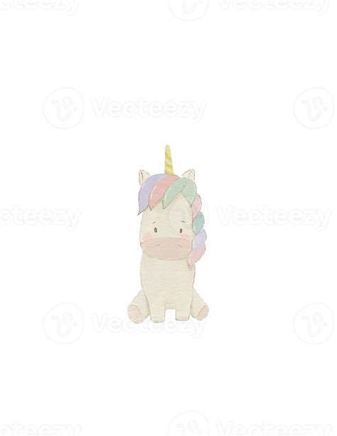 Fairytale Magical Unicorn With Rainbow Mane Postcard With Unicorn
