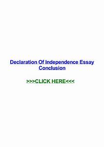 declaration of independence essay questions