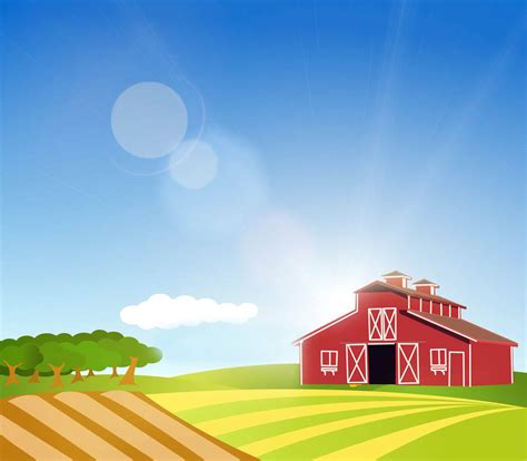 Farm Background Clipart