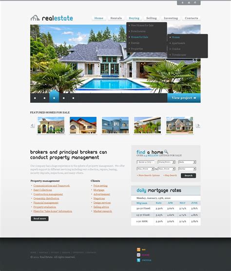 Real Estate Website Template