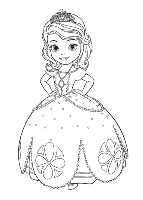 Sonhando Com Cores Princesa Sofia Disney Desenhos Para Colorir