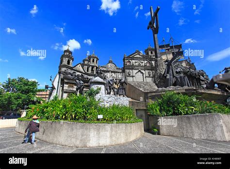 Philipins Cebu City Cebu Island The Heritage Of Cebu Monument Stock