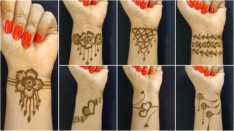 Top 7 😍 Wrist Mehndi Designs Easy Bracelet Mehndi Designs For Hands