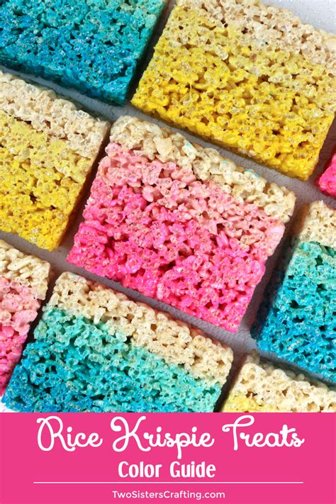 Rice Krispie Treats Color Guide Two Sisters