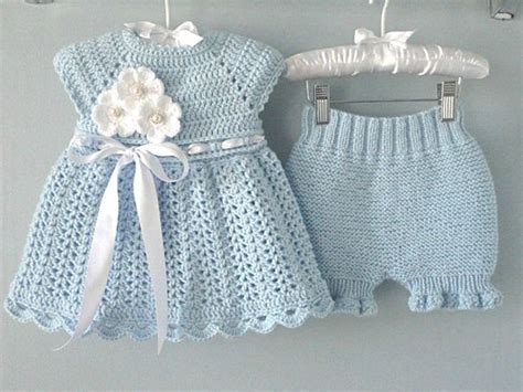 Crochet Pattern Baby Dress Knitting Pattern Baby Bloomers Etsy In