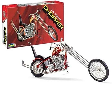 Vintage 1971 Revell La Street Chopper Motorcycle Model Kit H 1240 18