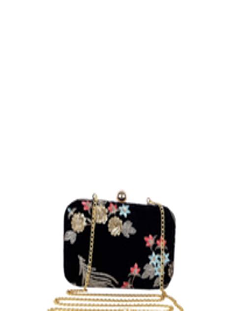 Buy Rezzy Women Embroidered Fabric Box Clutch Clutches For Women