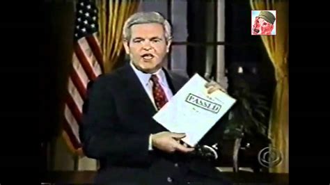 1995 ~ New House Speaker Newt Gingrich ~ Makes Unprecedented Request