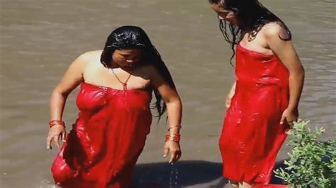 People Open Holy Bath At Ganga River In India Ganga Snan Free Nude