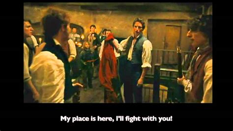 les mis movie clip one day more lyrics on screen youtube