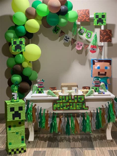 Diy Minecraft Birthday Party Minecraft Party Favors Minecraft Party