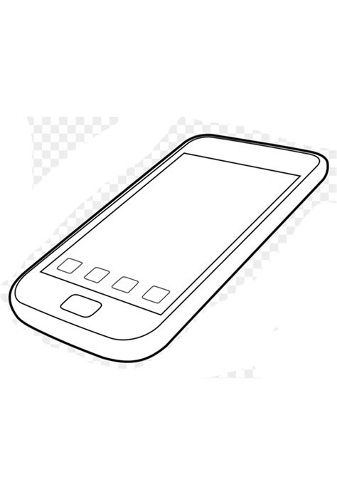 Coloring Pages Printable Mobile Phone Coloring Pages For Kids