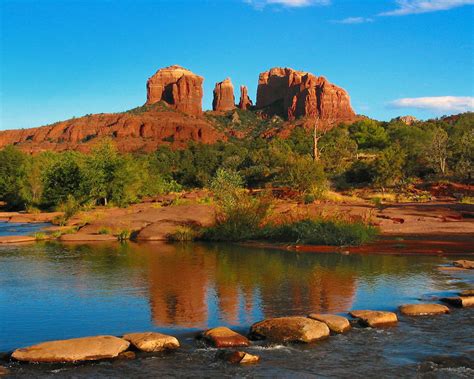 Cathedral Rock Is A Famous Landmark Of Sedona Arizona Is Located In The