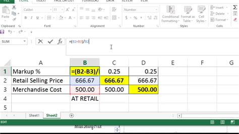 If we multiply $101.2 by.988 (my train of thought for inverse markup), we get a value other than an even $100. Markup Percentage at Retail - YouTube