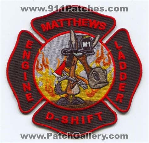 Matthews Fire And Ems Department D Shift Patch North Carolina Nc