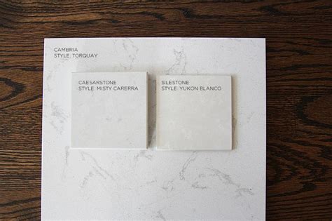 We are one of the largest retail kitchen companies in florida we also have one of the most advanced fabrication shop in florida we sell 70% caesarstone and 20% pompeii and 10^ all the rest of quartz countertop. caesarstone misty carerra vs. silestone yukon blanco vs ...