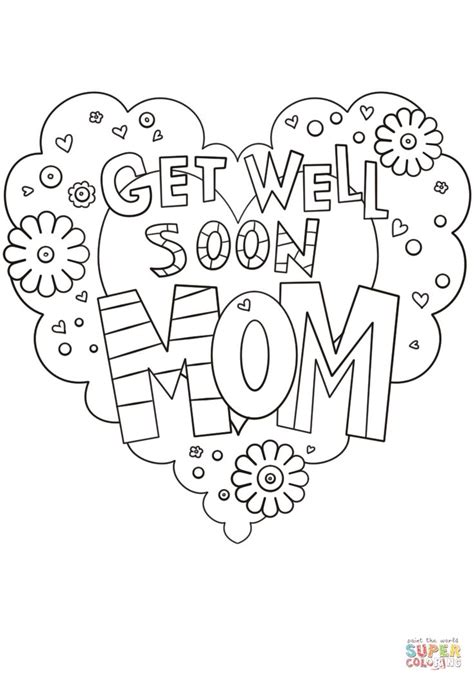 New drawings and coloring pages will be added regularly, please add this site to your favorites! Get Well Soon Mom coloring page | Free Printable Coloring ...
