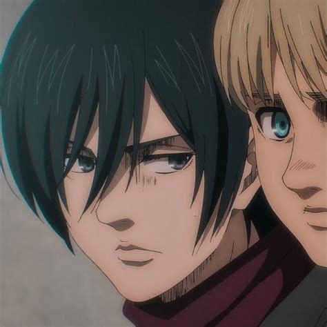 Armin Mikasa Attack On Titan Season Attack On Titan Anime Matching