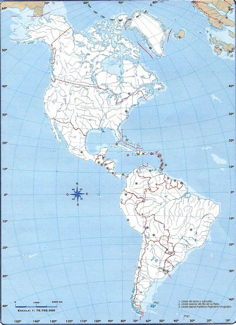 25 Nuevo Mapa De Continente Americano Con Division Politica