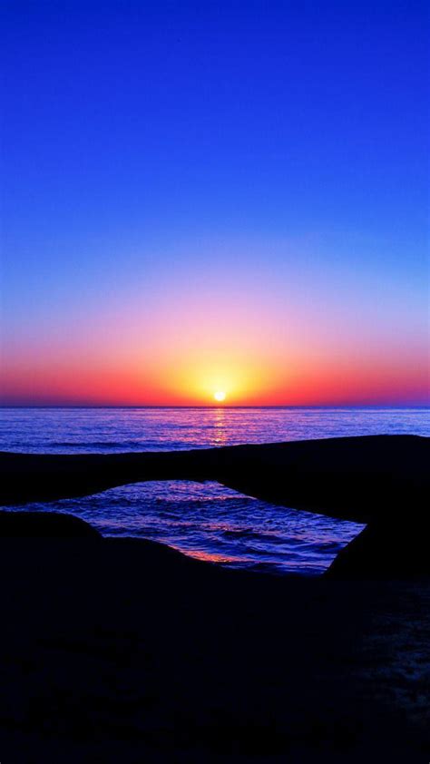 Blue Sunset Wallpapers Top Free Blue Sunset Backgrounds Wallpaperaccess