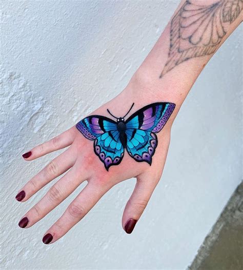 Details More Than 73 Butterfly Hand Tattoos Ineteachers