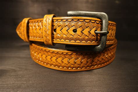 Leather Belt 001 Western Style Leather Belt Country Leather