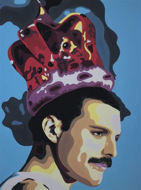 Freddie Mercury Queen Fan Art Pinturas