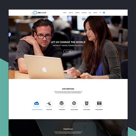Simple One Page Website Template