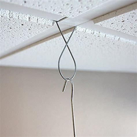 Suspended ceiling clips for double ended hooks and nylon hanging wires. Ceiling Hangers: Amazon.com