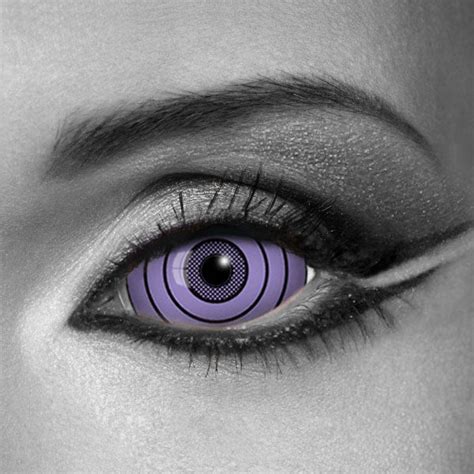 Sharingan Rinnegan Purple Sclera 22mm Contacts Blacksclera