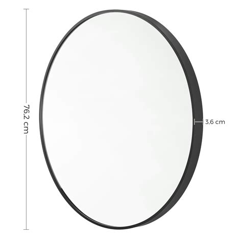 Songmics Round Wall Mirror Decorative Circle Mirror 30 Inch Diameter