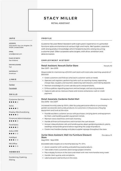 Check spelling or type a new query. 12 Retail Assistant Resume Samples & Writing Guide ...