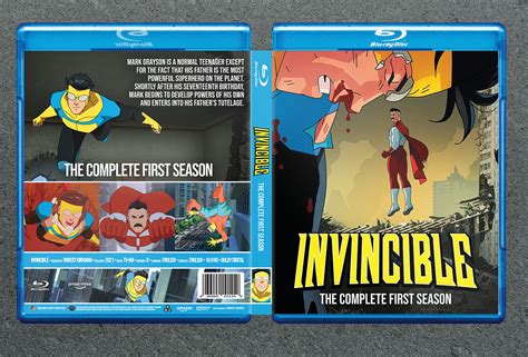 Invincible Season 1 Custom Blu Ray Cover W Case No Disc Etsy