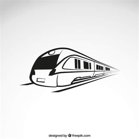 Premium Vector High Speed Train