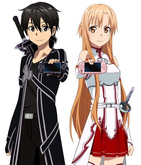 Two Anime Characters Standing Next To Each Other